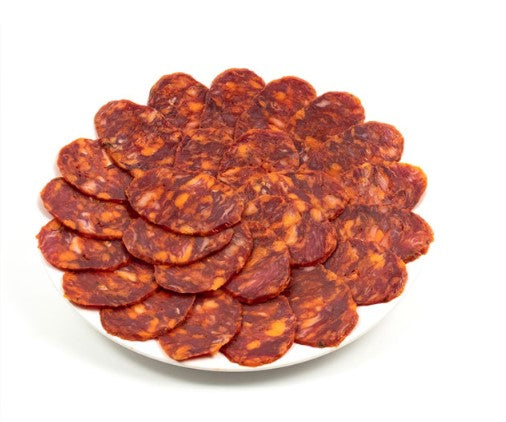 Chorizo ibérique tranché